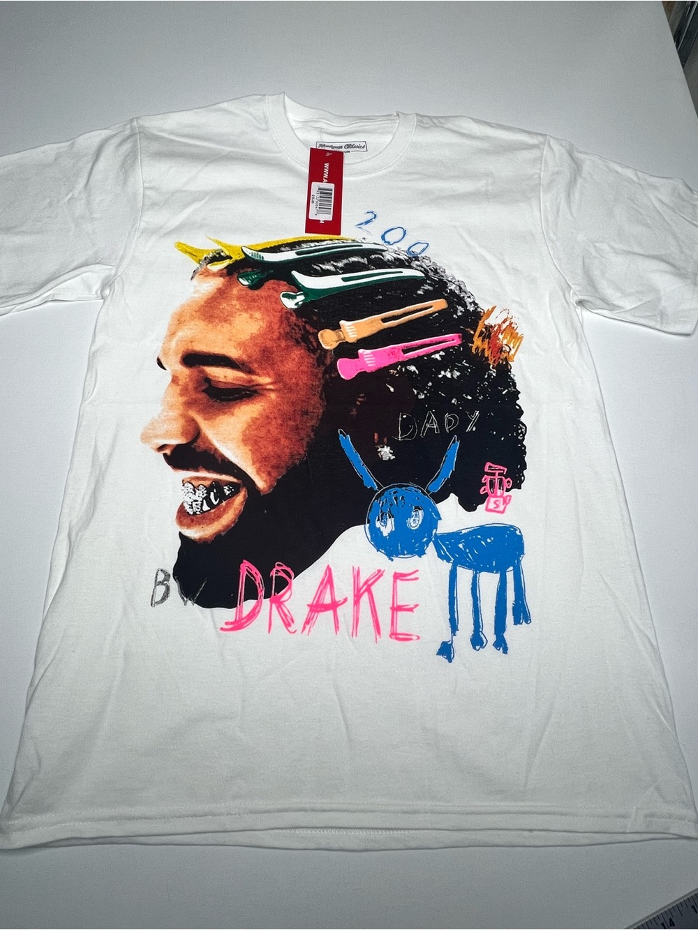 Drake Graphic Short Sleeve Tee - White